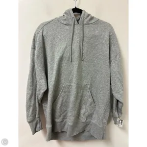 Sweatshirt Hoodie By Joy Lab In Grey, Size: L Summer Outerwear Ventilation Panels
