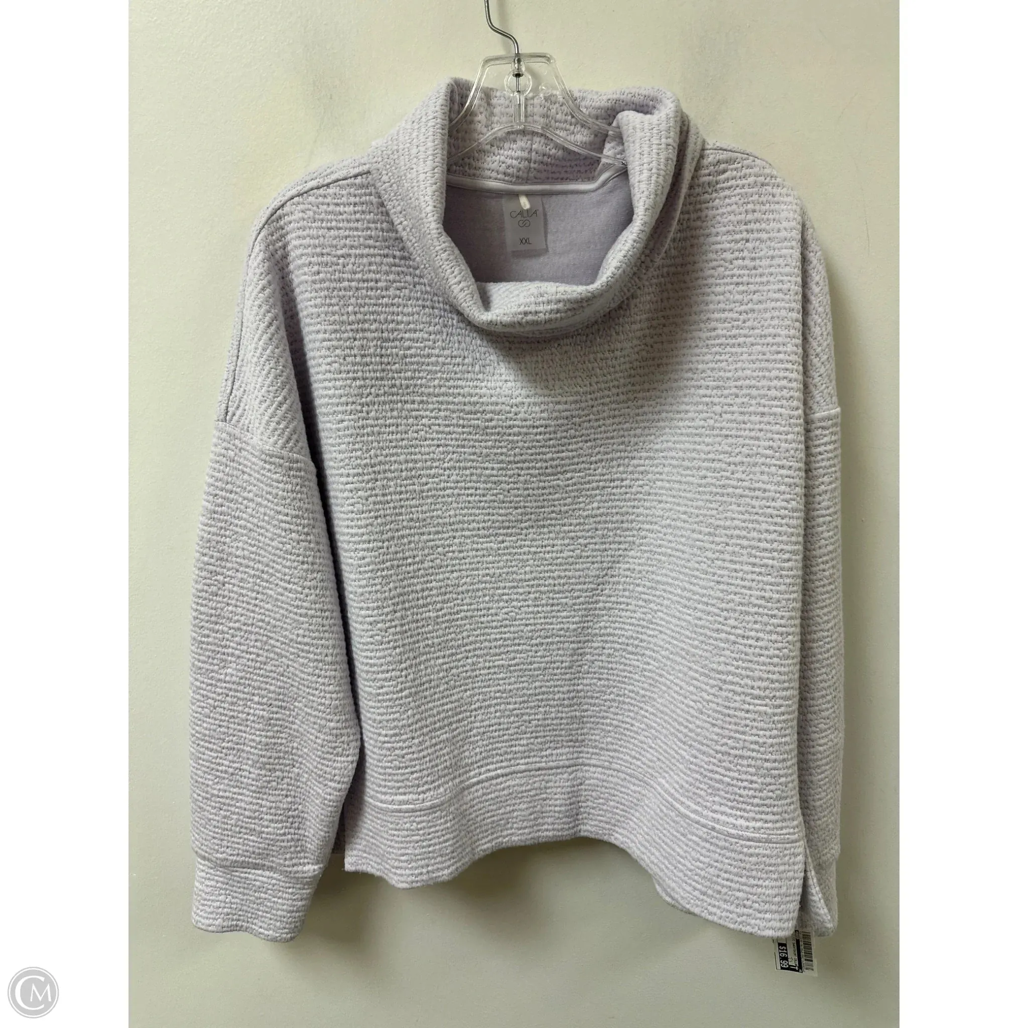 Winter Layer New Day Athletic Sweatshirt Collar By Calia In Purple, Size: 1x