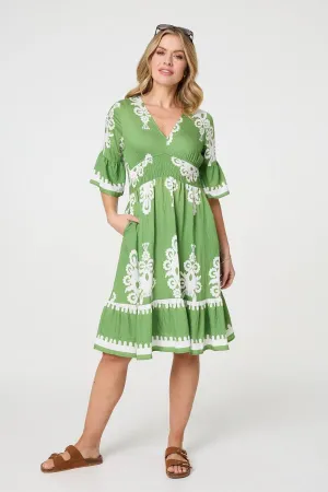 Camina Camina Dress | GREEN | 0026C1 Road Soul