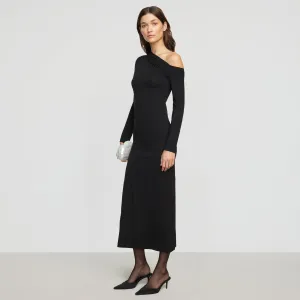 Alina Off-Shoulder Jersey Dress MultiPocket System Moon Beam