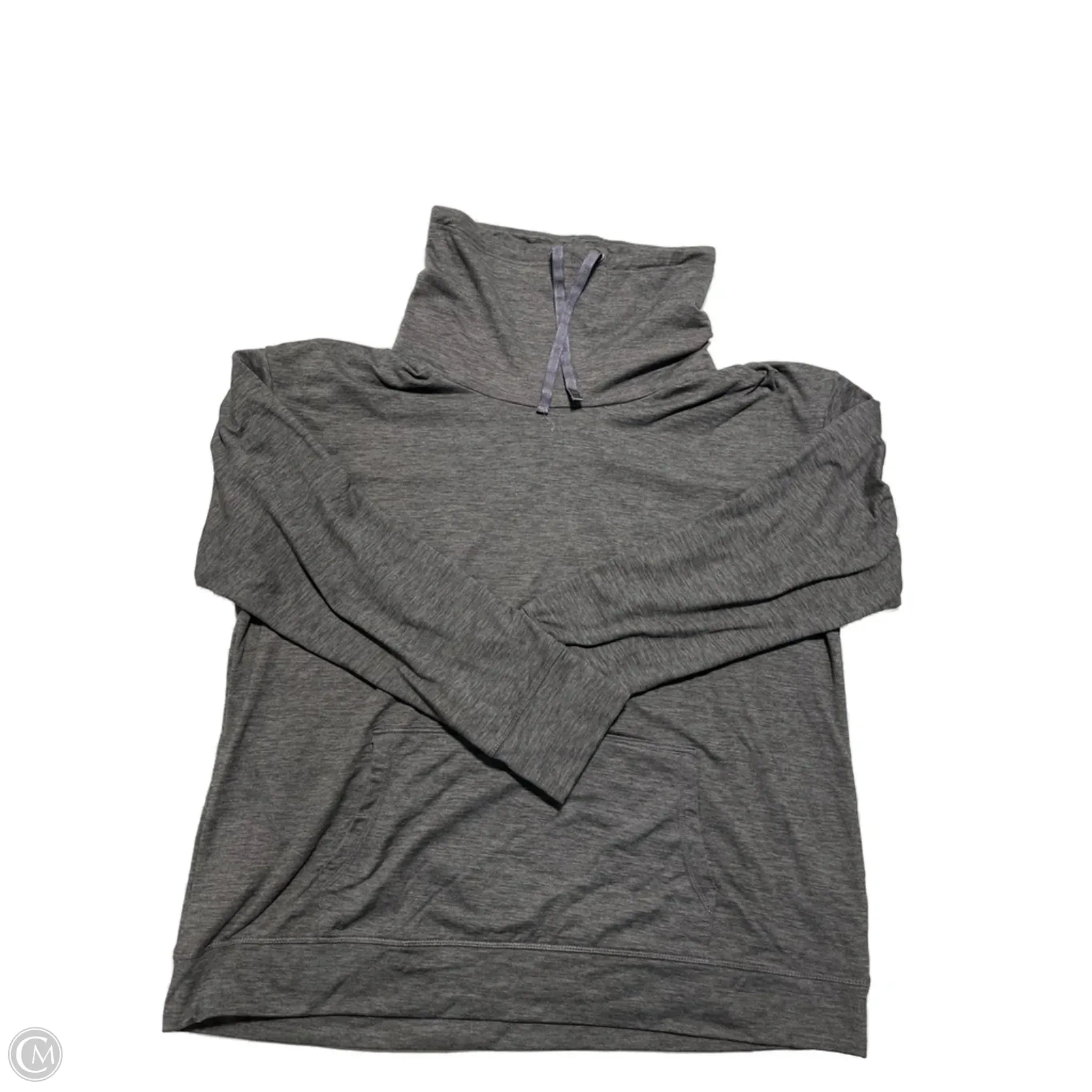 SweatWickingLining Athletic Sweatshirt Crewneck By Crane In Grey, Size: Xxl