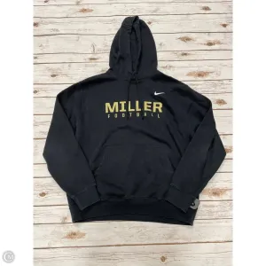 Athletic Sweatshirt Hoodie By Nike In Black, Size: L Trendy Outerwear Digital Core