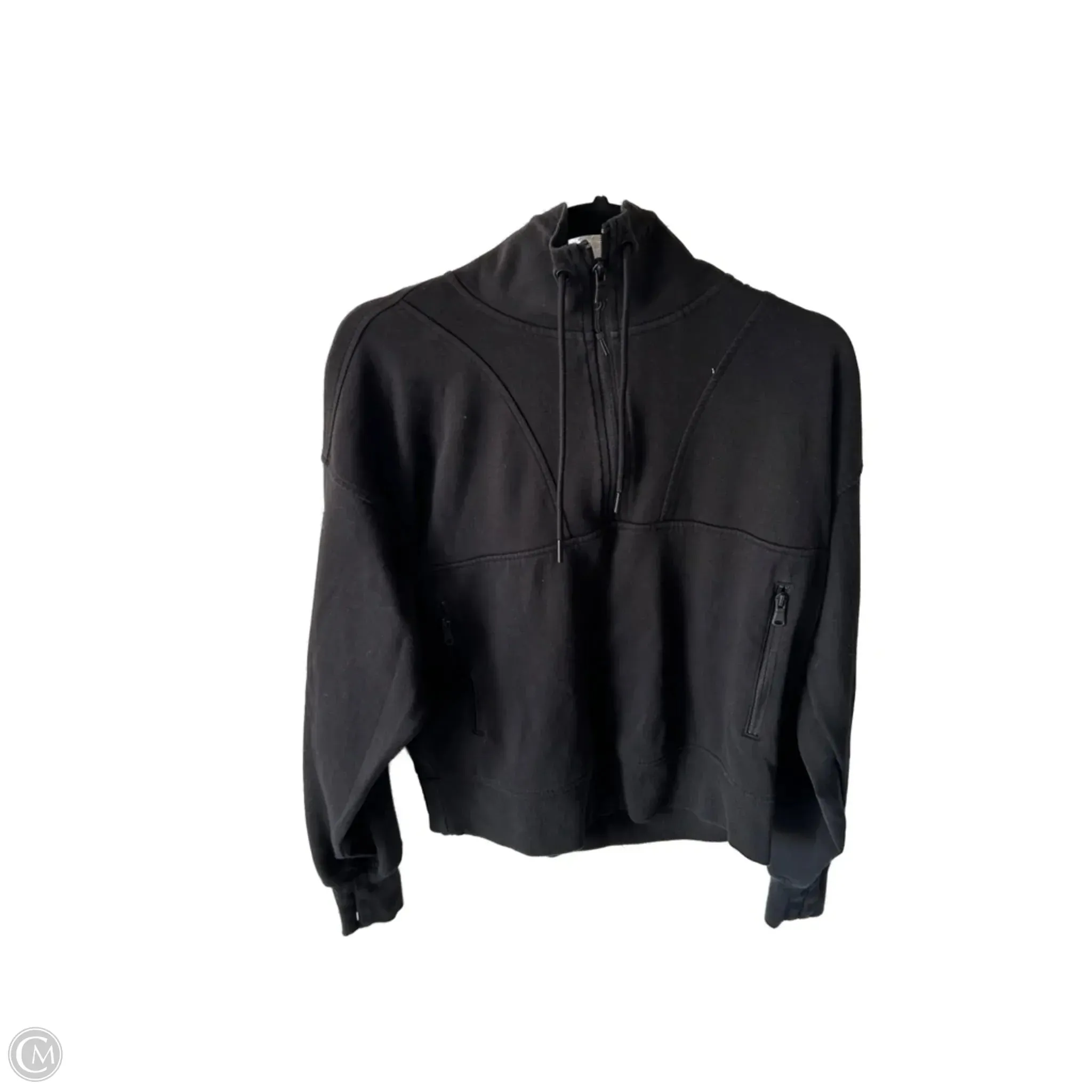 ChafeResistant Seams Weekend Wear Sweatshirt Collar By Old Navy In Black, Size: L