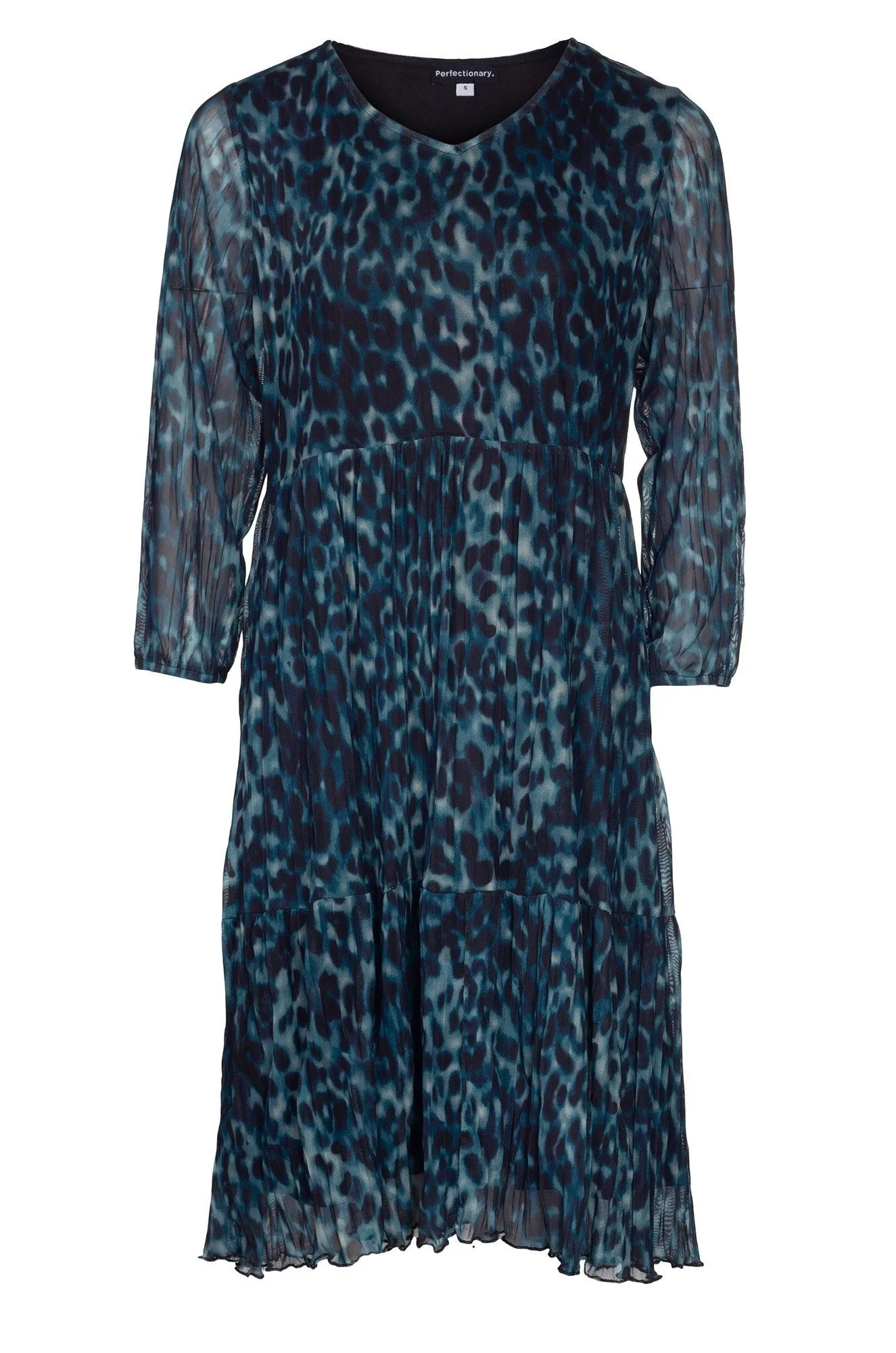 QuickEvaporation CompressionEnhanced Crushed Mesh Dress | Lagoon Black Animal | 4512B1
