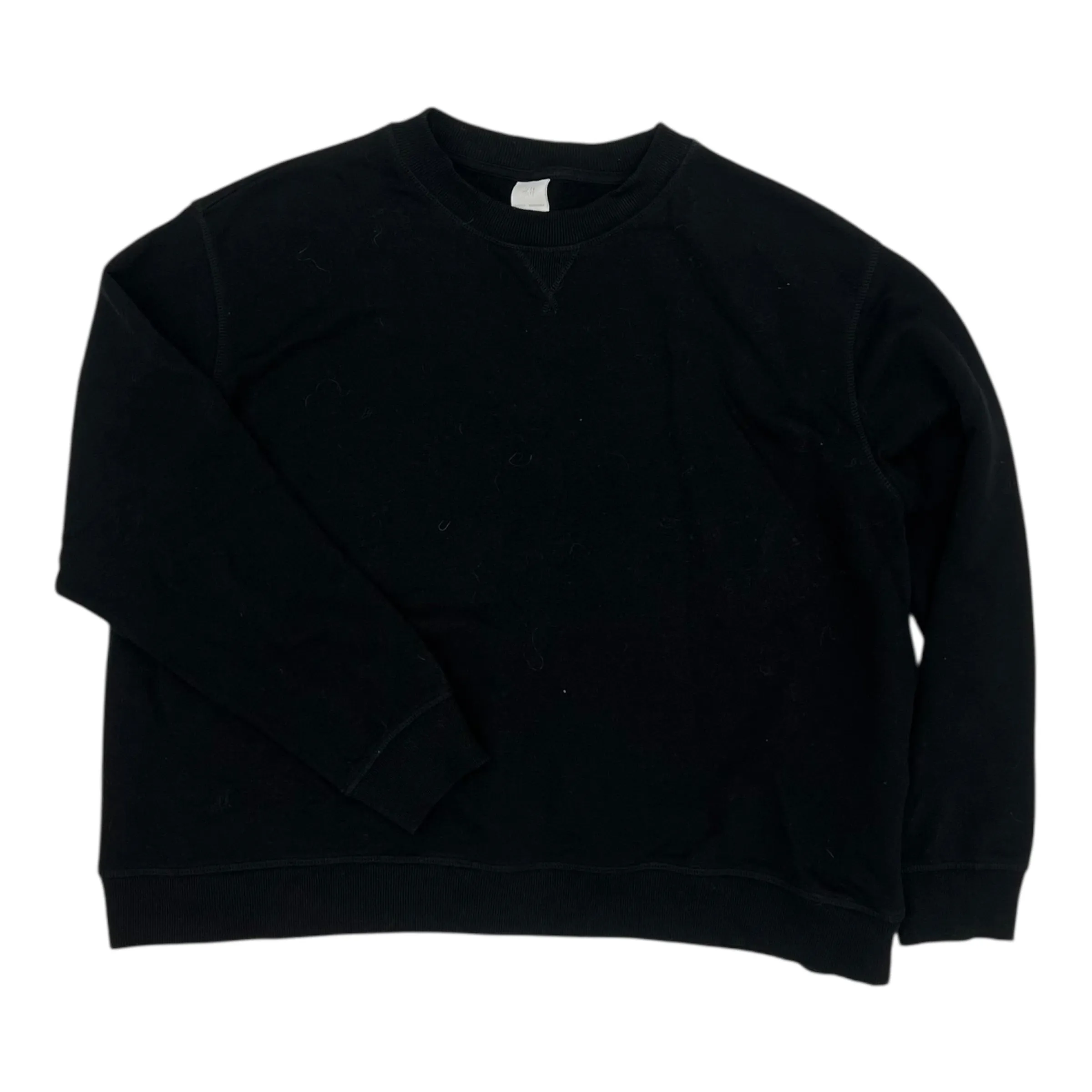 Joyful Mood Beach Ready Sweatshirt Crewneck By H&M In Black, Size:Xl