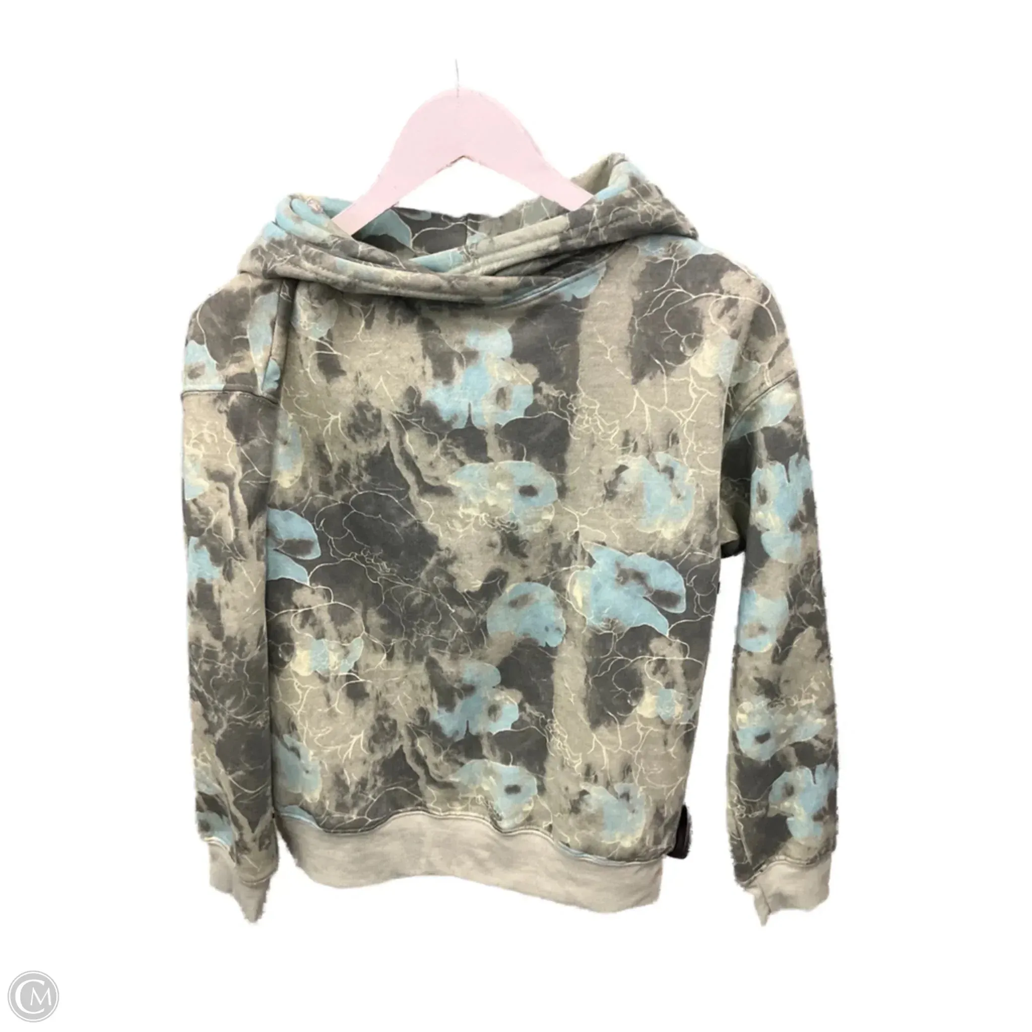 NonSlipTrims Sweatshirt Hoodie By Just Be In Green, Size: S