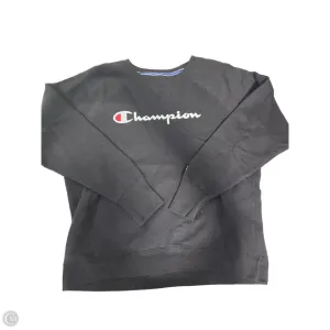 Sweatshirt Crewneck By Champion In Black, Size: Xl Dry Touch