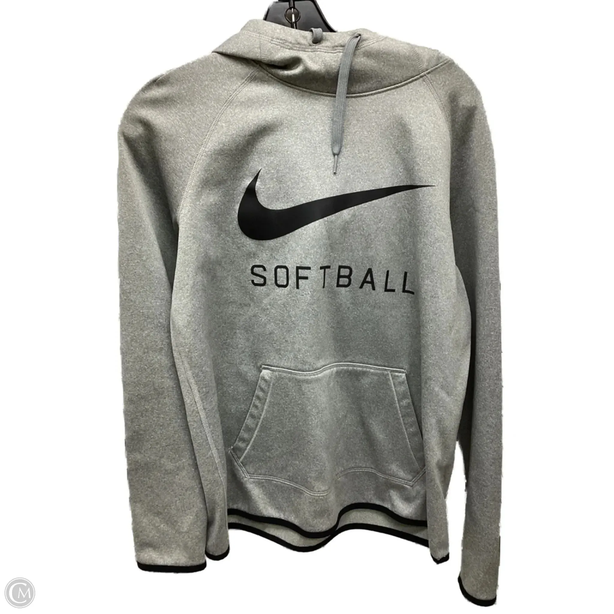 Sweatshirt Hoodie By Nike Apparel In Grey, Size: M Brave Fit Trend Base