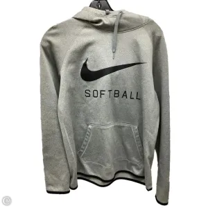 Sweatshirt Hoodie By Nike Apparel In Grey, Size: M Brave Fit Trend Base