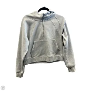 Lightweight Vest Sweatshirt Hoodie By Clothes Mentor In Grey, Size: M