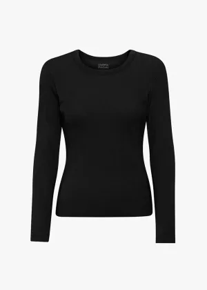 Organic Rib LS T-Shirt Relaxed Comfort Look Odor Control Finish