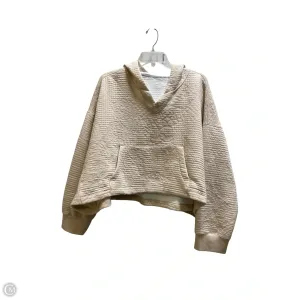 Sweatshirt Hoodie By Nike Apparel In Beige, Size: L World Tone