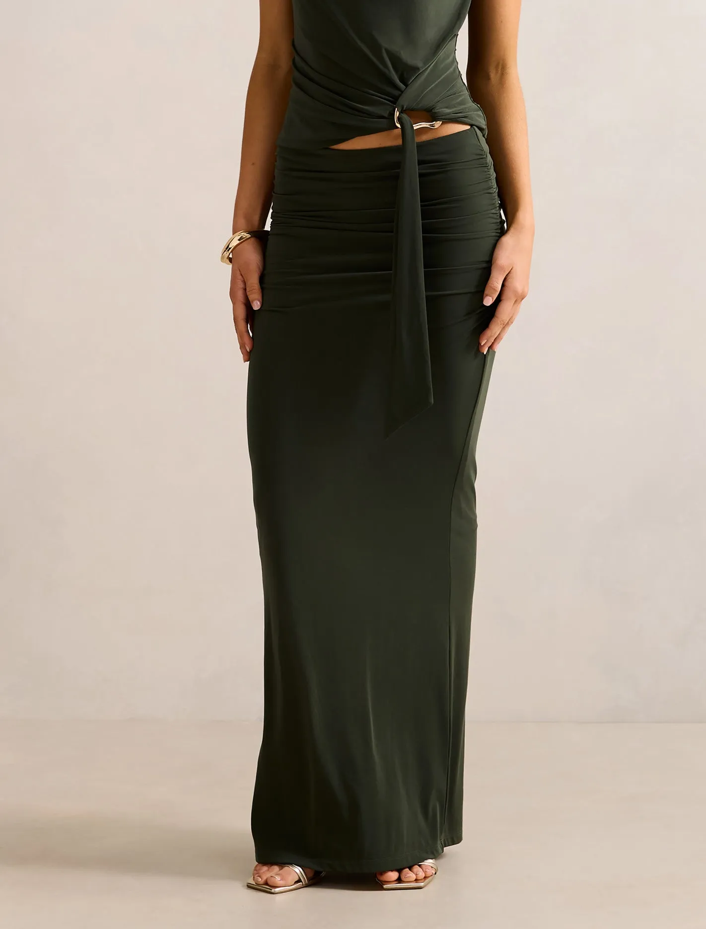 Effortless Fashion Jazelle Jersey Maxi Skirt
