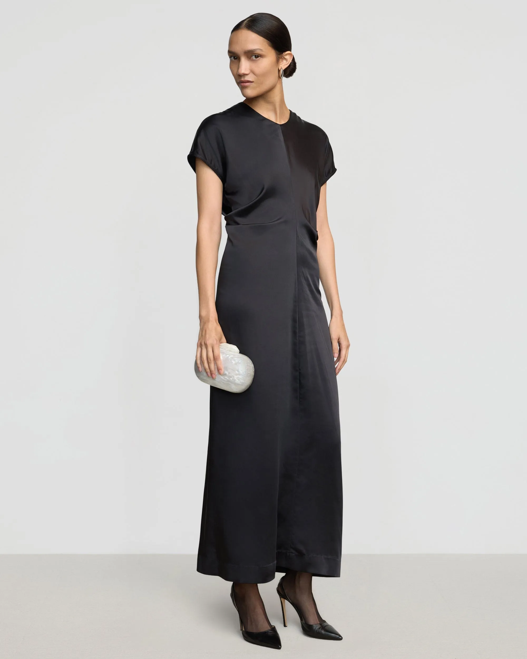 Fashion Forward Fiona Curved-Shoulder Dress