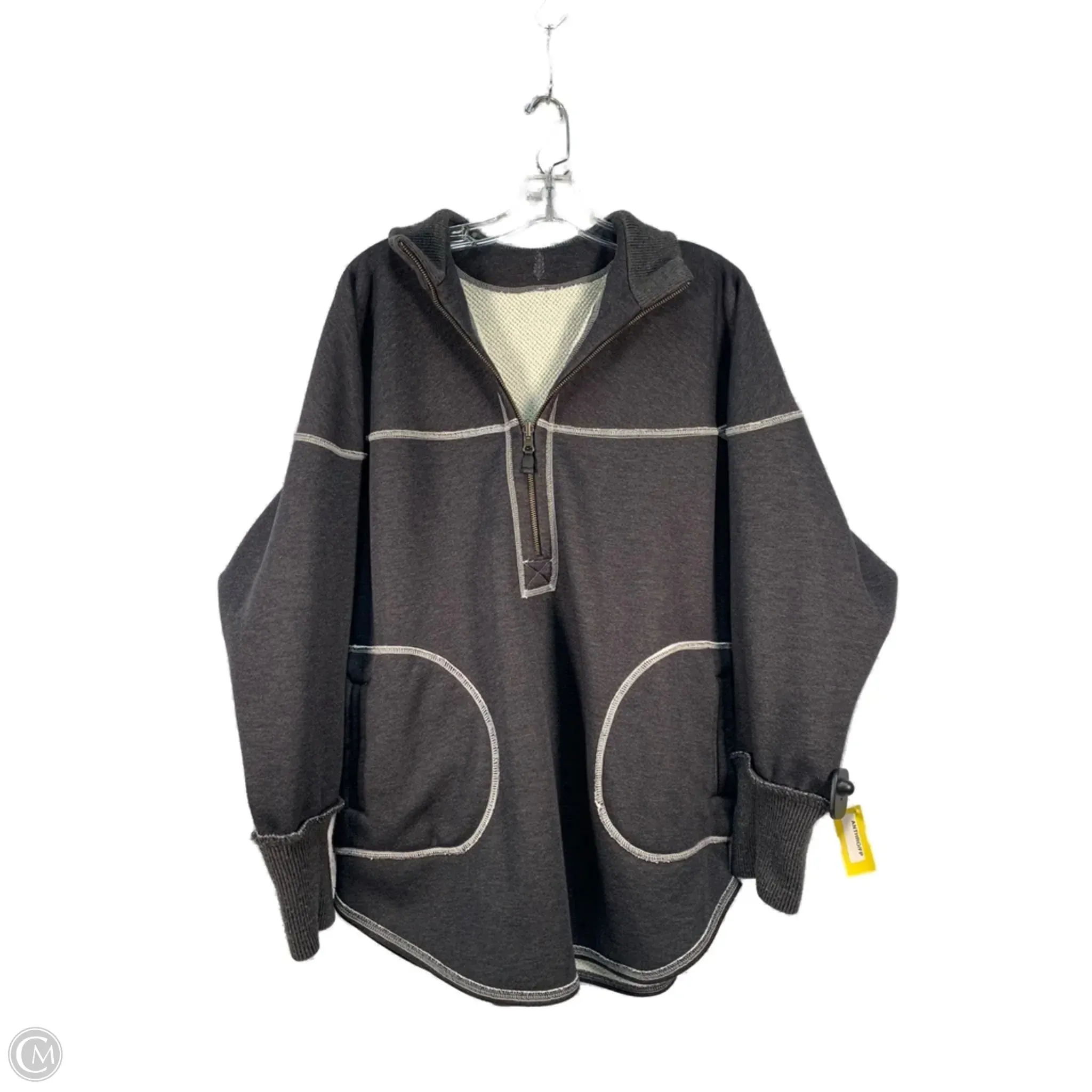 RecycledBlend Sun Beam Sweatshirt Collar By Free People In Grey, Size: Xl