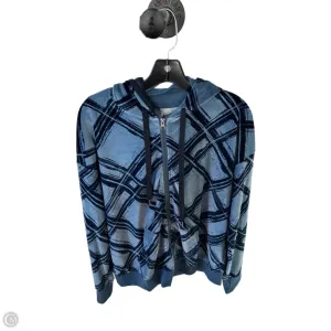 MoistureWicking DurableThreadwork Sweatshirt Hoodie By Cozy In Blue, Size: L