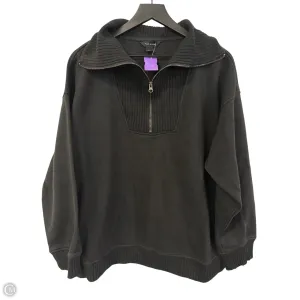 Quick Core StainlessZippers Sweatshirt Collar By Clothes Mentor In Black, Size: Xl