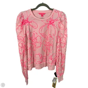 Dry Touch Sweatshirt Designer By Lilly Pulitzer In Pink, Size: S