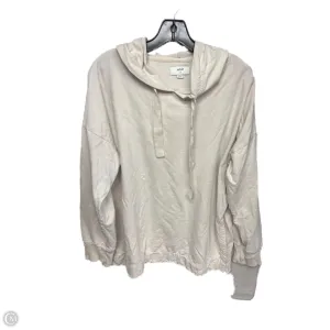Sweatshirt Hoodie By Aerie In Cream, Size: L Daywear Style Teacher Chic