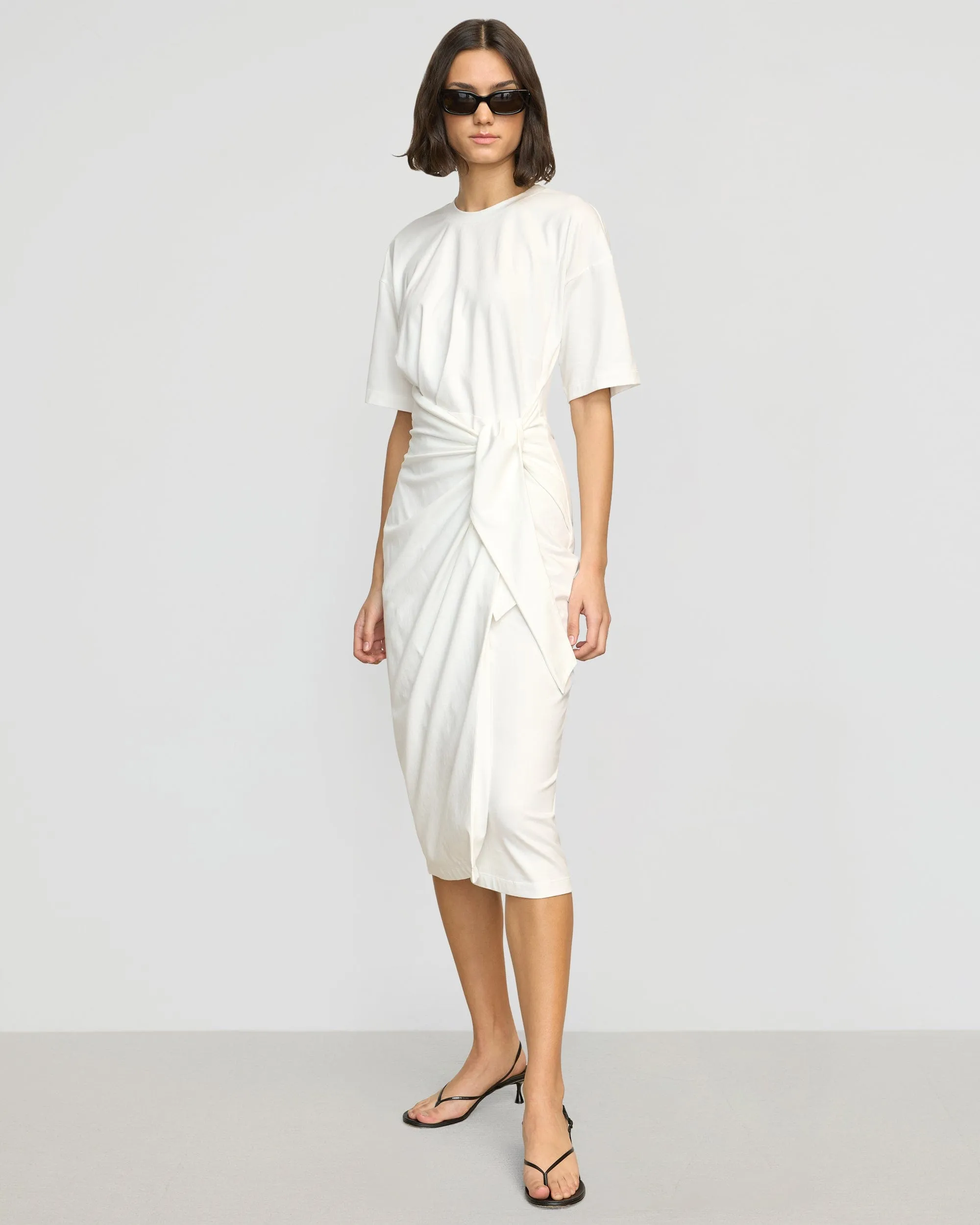 Noa Organic Cotton T-Shirt Wrap Dress Sporty Style Comfortable clothing