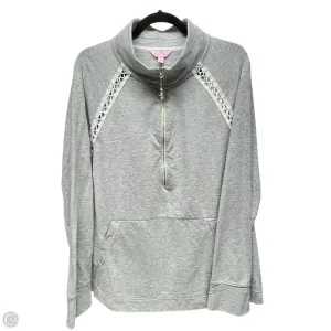 StaticResistant Sweatshirt Designer By Lilly Pulitzer In Grey, Size: Xl