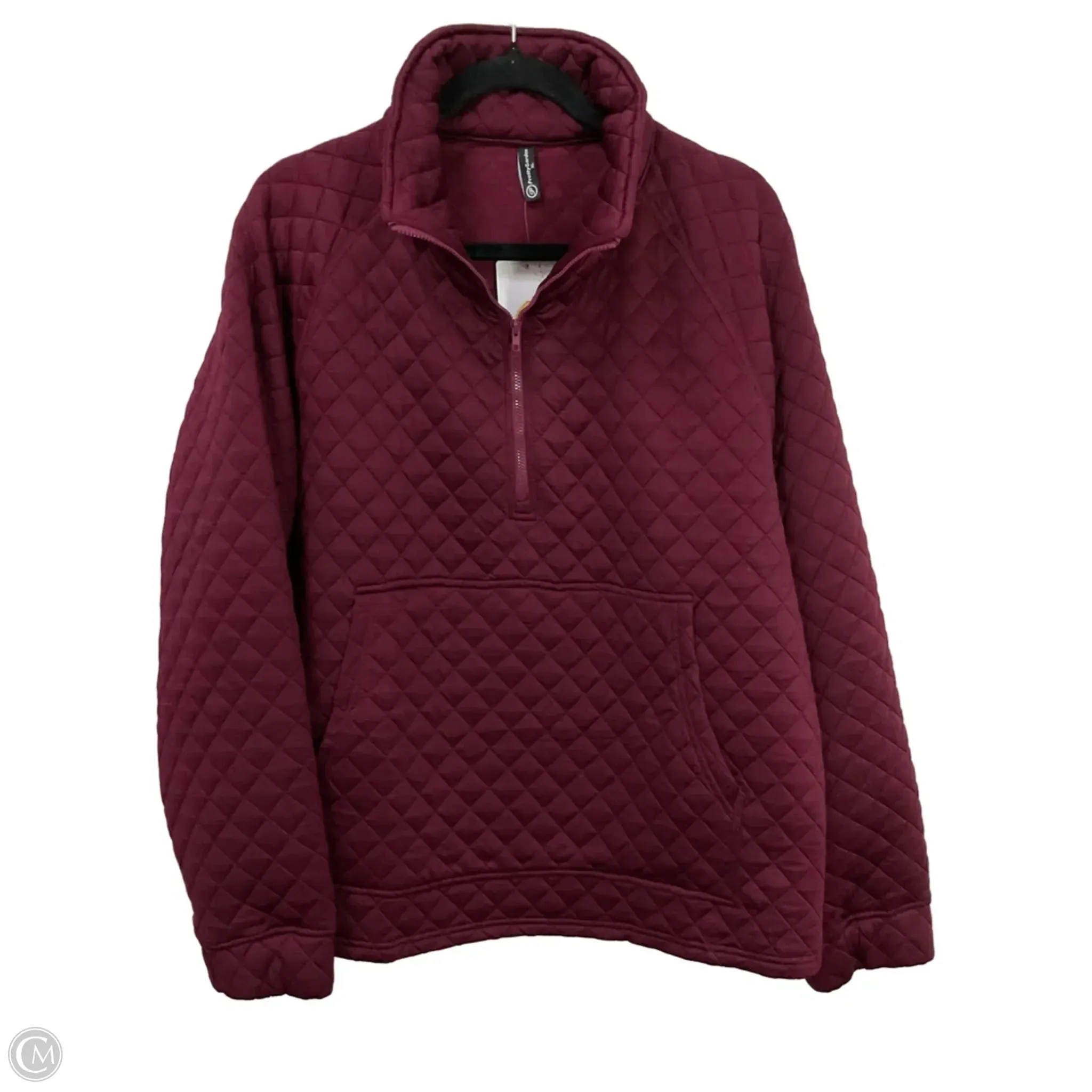 Sweatshirt Collar By Prettygarden In Maroon, Size: Xl HypoallergenicMaterial