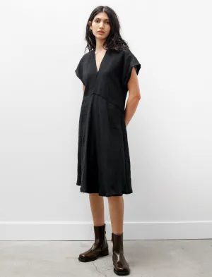 Jessia Raw Linen Black Warm Fashion