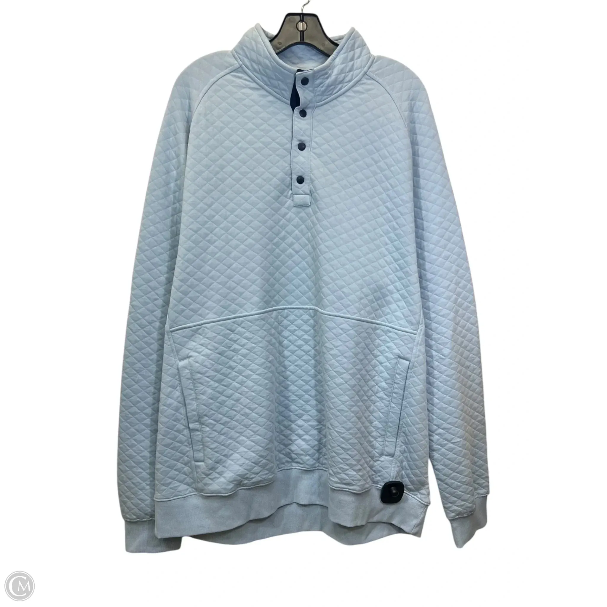 NonIrritating Sweatshirt Collar By Lands End In Blue, Size: Xxl