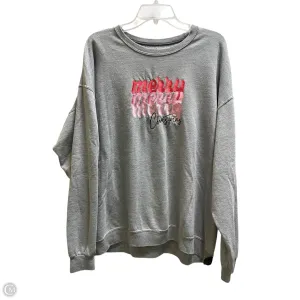 Walk Mood Semi Formal Sweatshirt Crewneck By Fruit Of The Loom In Grey, Size: Xl