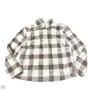 Travel Proof Sweatshirt Collar By Sunday In Brooklyn In Plaid Pattern, Size: M