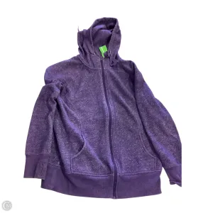 BreathableMesh Easy Layer Sweatshirt Hoodie By Mta Sport In Purple, Size: L
