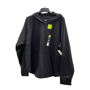 Athletic Sweatshirt Hoodie By Tek Gear In Black, Size:2X french chic