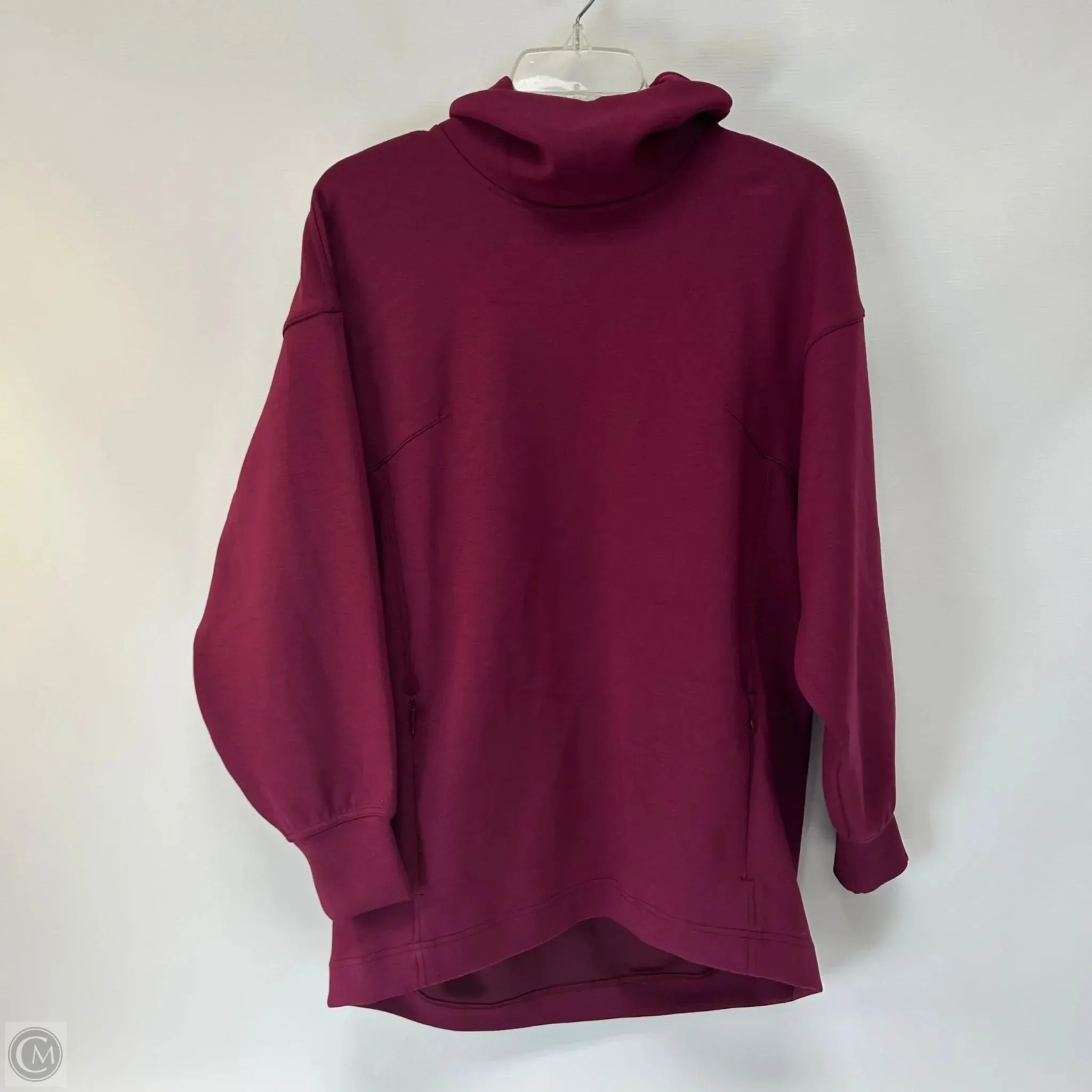 Athletic Sweatshirt Collar By Lululemon In Purple, Size: 6 EcoFriendlyTextile