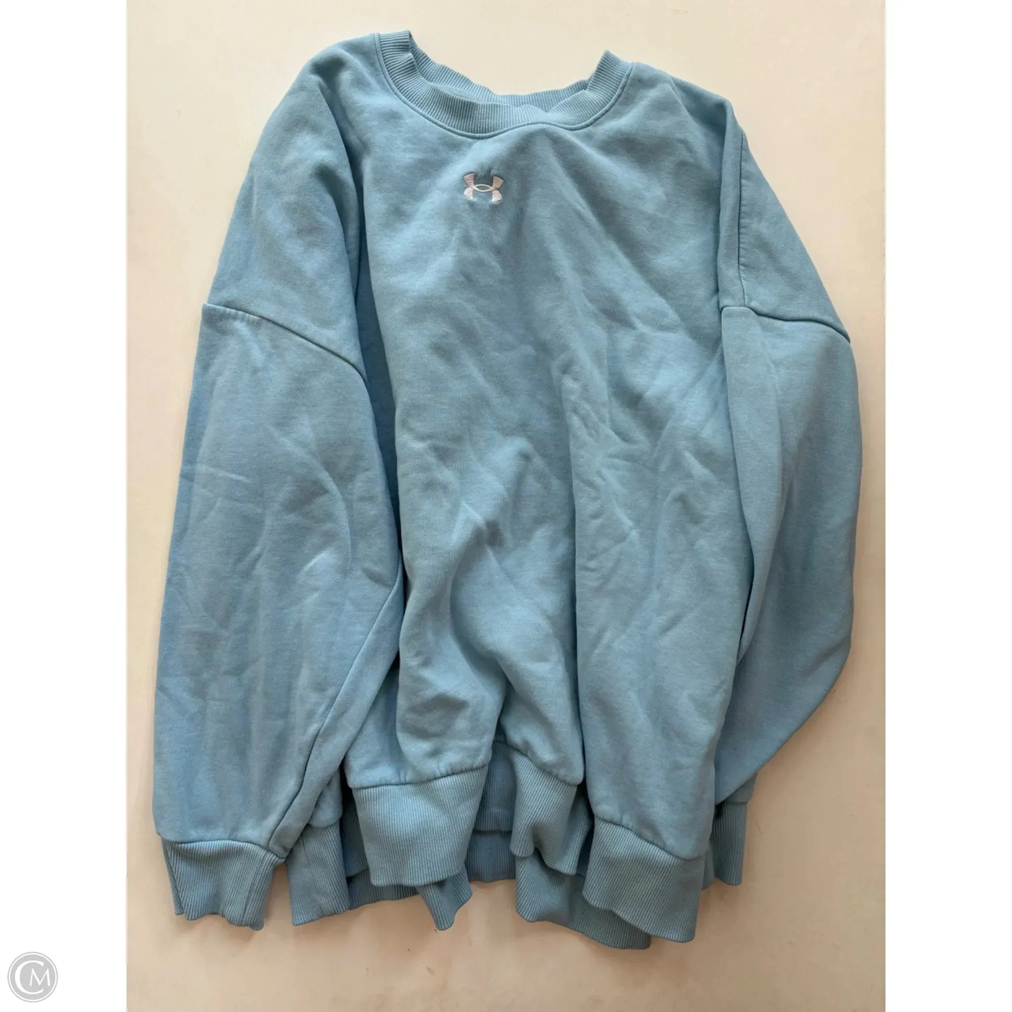 Ocean Air QuickRelease Closures Athletic Sweatshirt Crewneck By Under Armour In Blue, Size: M