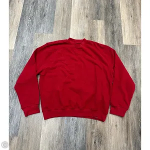 Comfort Wear Car Cool Sweatshirt Collar By Set Active In Red, Size: S
