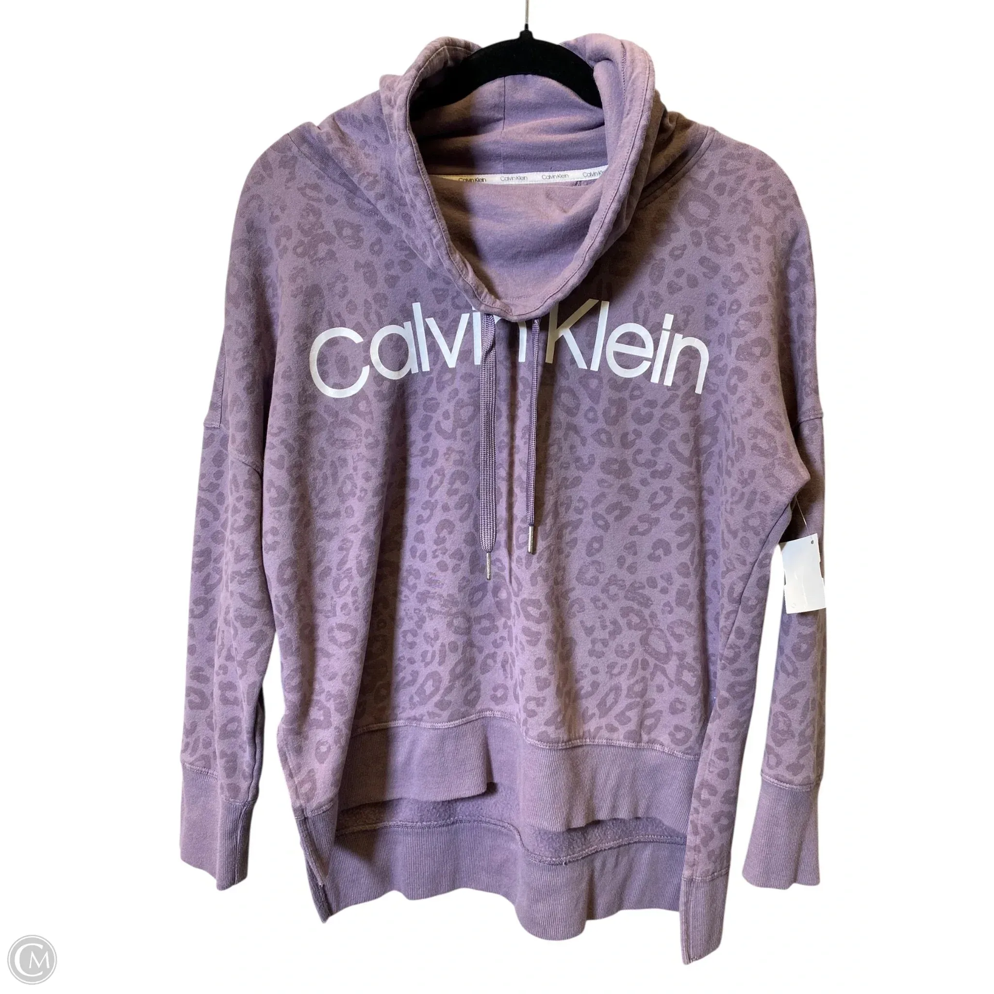 Sweatshirt Hoodie By Calvin Klein In Animal Print, Size: M Virtual Fit Smart Skirt