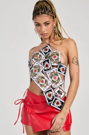 QUEEN OF HEARTS TOP Wick Effect
