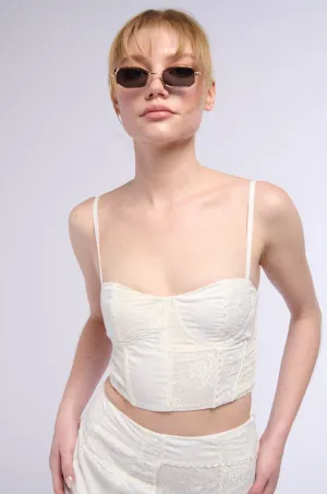 AURA PATCHWORK CORSET Cooling Fabric Technology
