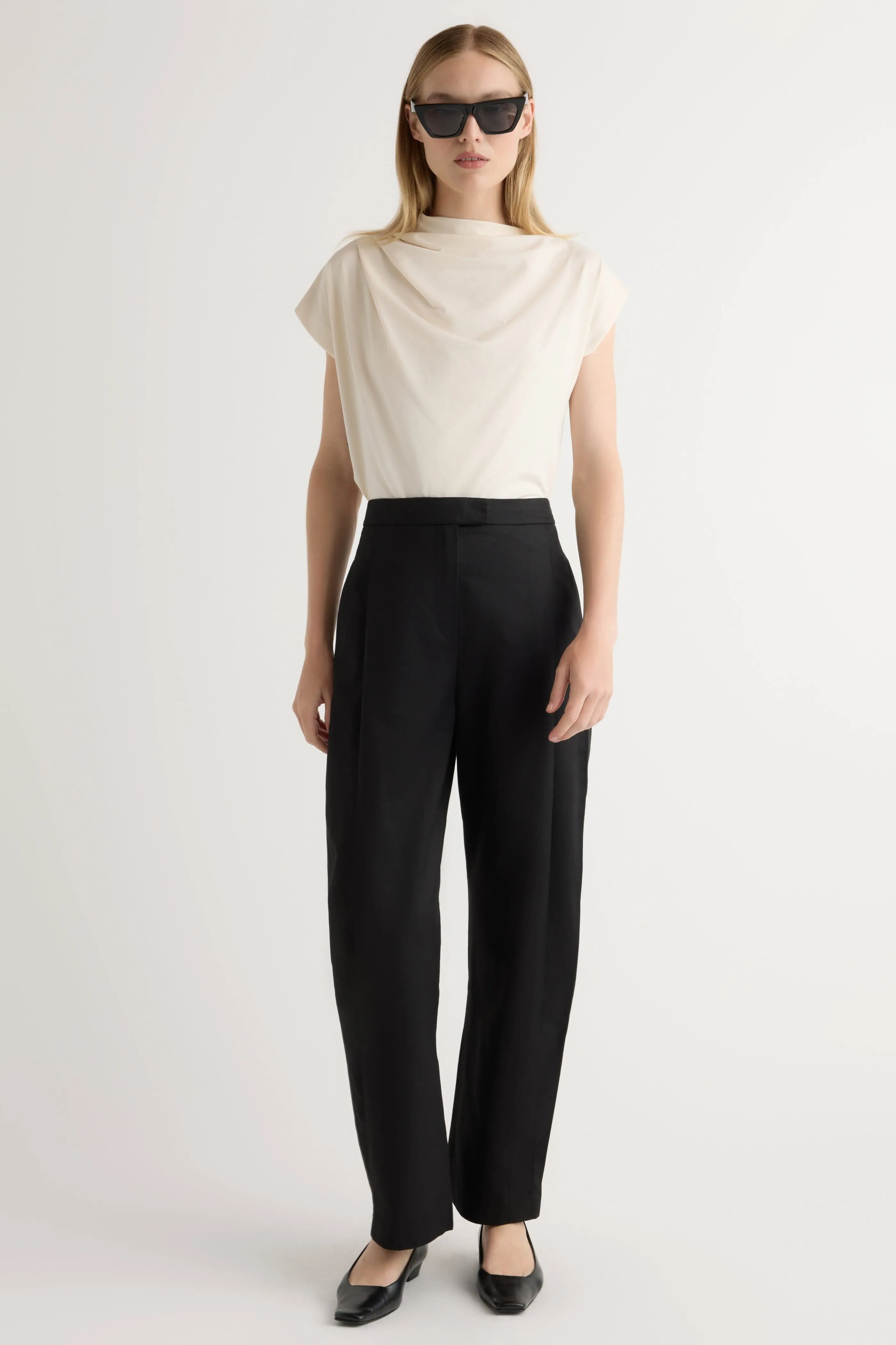 quick dry Kenny Asymmetric-Neck Tee