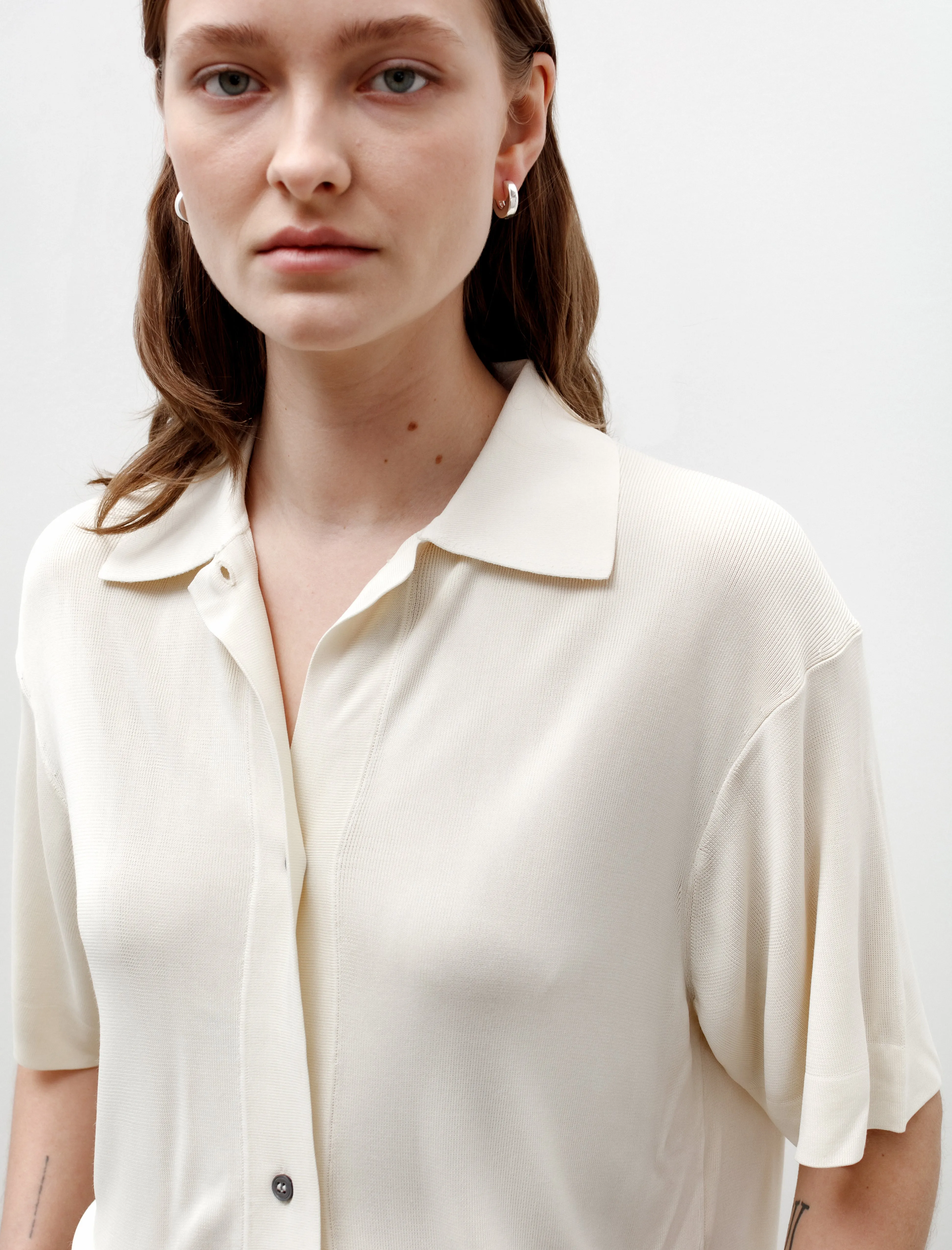 Cedrus Polo Parchment Layering Piece Organic Cotton