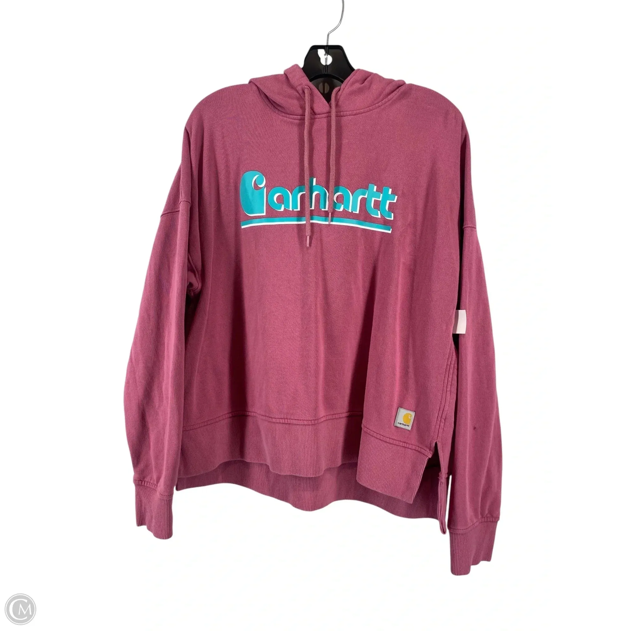 Sweatshirt Hoodie By Carhartt In Pink, Size: L Suede Mood