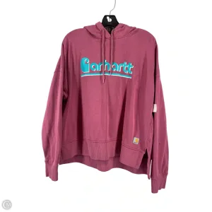 Sweatshirt Hoodie By Carhartt In Pink, Size: L Suede Mood