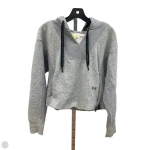 HypoallergenicMaterial Sharp Edge Sweatshirt Hoodie By Under Armour In Grey, Size: S