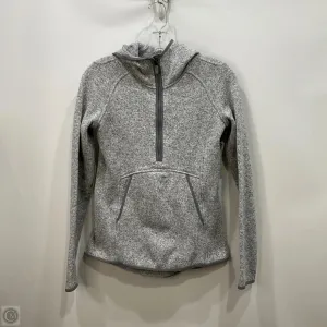 Formal Attire Quick Wear Athletic Sweatshirt Hoodie By Lululemon In Grey, Size: 4