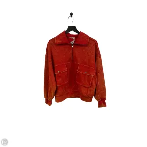 Sweatshirt Collar By Cmc In Orange, Size: S LightweightWeave