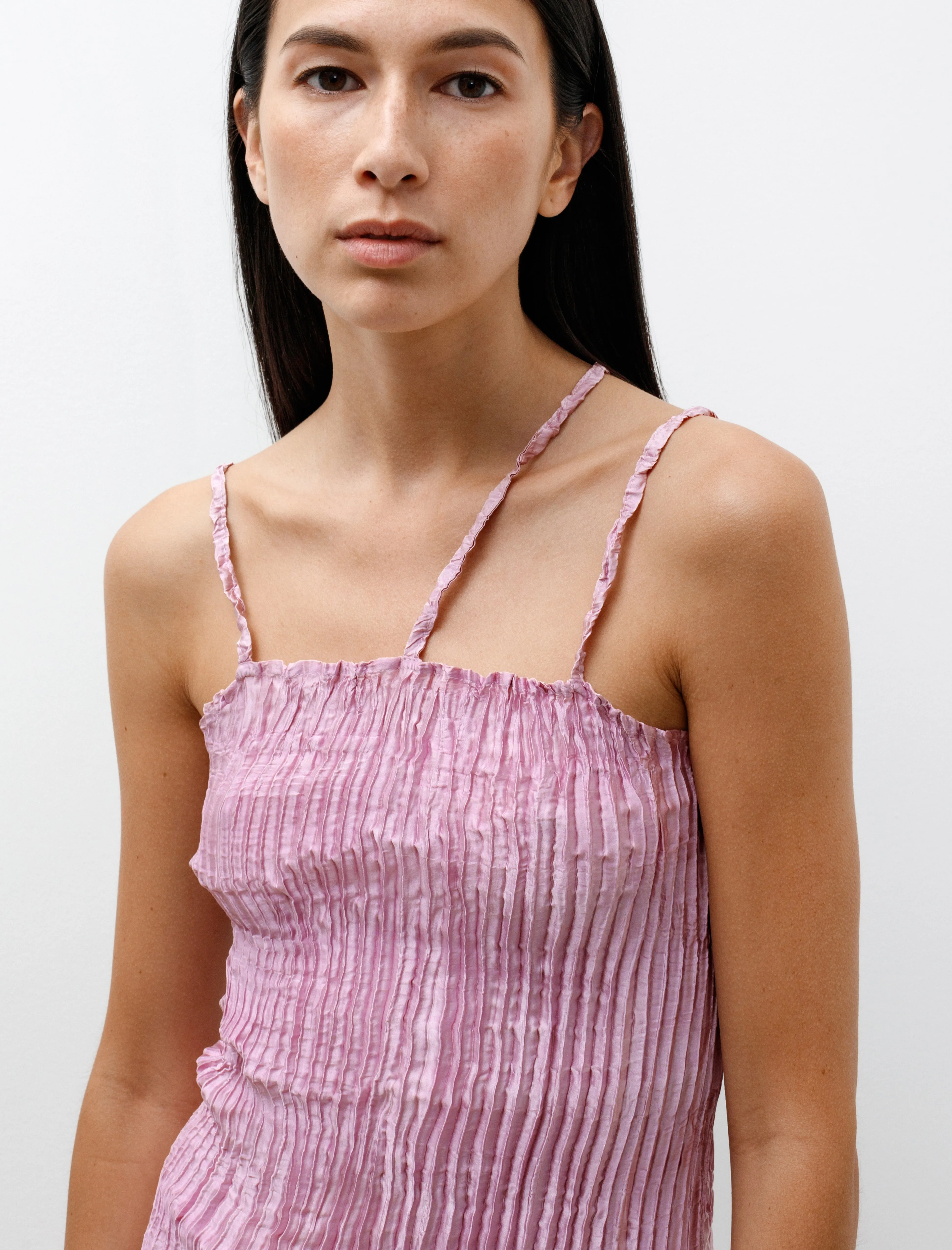 Comfort Design Straps Short Pliss?? Dress Cochineal-Chlorophyll