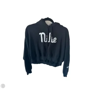Athletic Sweatshirt Hoodie By Nike In Black, Size: L Creative Flow Raw Linen