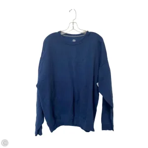 Sweatshirt Crewneck By Athletic Works In Navy, Size: 2x CompactPackability
