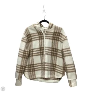 Sweatshirt Hoodie By Joie In Beige, Size: Sp Baby Soft Trendy Look