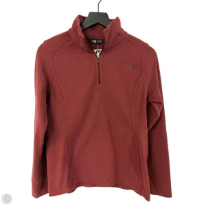 Sweatshirt Collar By The North Face In Red, Size: M WrinkleFree Fabric